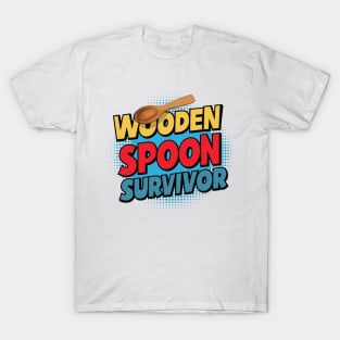 Wooden Spoon Survivor Pop Art T-Shirt